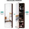 imageYITAHOME Jewelry Armoire CabinetWalnut
