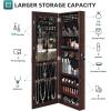 imageYITAHOME Jewelry Armoire CabinetWalnut