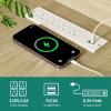 imageYITAHOME L Shaped Desk with Power Outlets 55quot Computer Desk with Drawers ampamp Bookshelf Home Office Desk with LED Lights Corner Desk with File Cabinet White ampamp OakWhite  Oak