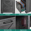 imageYITAHOME L Shaped Desk with Power Outlets 60 Inch Computer Desk Corner Desk with File Drawer Home Office Desk with Monitor Stand ampamp Storage Shelves LShaped Desk with File Cabinet GreyGrey