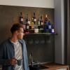 imageYITAHOME LED Light Liquor Bottle Display Shelf 3Step 30inch Wall Mounted Wine Rack Acrylic Liquor Shelf with Wine Glass Holder Slots Remote ampamp App Control for Home Commercial BarWall mounted