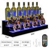 imageYITAHOME LED Lighted Liquor Bottle Display Shelf 3Step 40inch Bar Liquor Alcohol Shelf for Home Counter Party Acrylic Mounted Whiskey Rack Stand with Remote ampamp App Control