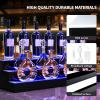 imageYITAHOME LED Lighted Liquor Bottle Display Shelf 3Step 40inch Bar Liquor Alcohol Shelf for Home Counter Party Acrylic Mounted Whiskey Rack Stand with Remote ampamp App Control