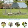 imageYITAHOME Large Metal Chicken Coop Walkin Poultry Cage Hen Run House Duck House Cage Coop with Waterproof and AntiUltraviolet Cover for Outdoor Back Yard Farm Use125L x 92W x 62H125x92x62