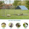 imageYITAHOME Large Metal Chicken Run Walkin Poultry Cage Hen Run House Duck House Rabbits Cage Spire Shaped Coop with Waterproof Cover for Outdoor Back Yard Farm Use3 Cages