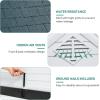 imageYITAHOME Large Plastic Dog House Outdoor Indoor Doghouse Puppy Shelter Water Resistant Easy Assembly Sturdy Dog Kennel with Air Vents and Elevated FloorGray