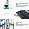 imageYITAHOME Metal 4Tiers Small Animal Cages for Adult Rats Ferret Chinchilla Guinea Pig Large Hamster Indoor Critter Nation Cage DoubleStory