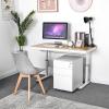 imageYITAHOME Metal Filing Cabinet Office Drawers with Keys and Wheels 3Drawer Portable File Cabinet PreBuilt Office Storage Cabinet for A4LetterLegal Black White