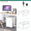 imageYITAHOME Metal Filing Cabinet Office Drawers with Keys and Wheels 3Drawer Portable File Cabinet PreBuilt Office Storage Cabinet for A4LetterLegal Black White