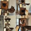 imageYITAHOME Modern Cat Tree with Litter Box Enclosure Combo Endtable and Large Cat Tower with Basket 4in1 Litter Box Furniture Hidden and Scratching Post for Large CatsRustic Brown