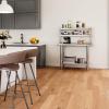 imageYITAHOME NSF Stainless Steel Table 30quot X 24quot Work Table with Wheels 3 Shelves Metal Prep Worktable for Home Kitchen Restaurant Garage Warehouse Outdoor2 tier  overshleves