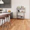imageYITAHOME NSF Stainless Steel Table 30quot X 24quot Work Table with Wheels 3 Shelves Metal Prep Worktable for Home Kitchen Restaurant Garage Warehouse Outdoor2 tier  overshleves