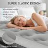 imageYITAHOME Queen Air Mattress with Frame and Rolling Case Inflatable Air Bed with Builtin Pump for Guests Camping and RV Easy Carry Case Black Inflated Size 79L x 59W x 28HBlack