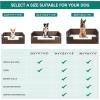 imageYITAHOME Rattan Dog Sofa Bed with CushionWicker Pet Bed Sofa Couch Indoor Outdoor Water Unaffected for Large Medium Small Dogs Cats 248L197W98BlueBrownBeige