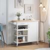 imageYITAHOME Small Solid Wood Top Kitchen Island Cart on Wheels with Storage Rolling Portable Dining Room Serving Utility Carts Mobile Movable with 3 Drawers Cabinet Dark Brown413W White