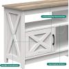 imageYITAHOME TV Stand for 6555 Inch Television Farmhouse Entertainment Center Television Stand with Power Outlets and Open Shelf Media Console TV Cabinet for Living Room WhiteBlackGrey WhiteGrey Wash