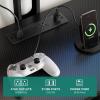 imageYITAHOME TV Stand with Mount for Living Room Black Modern TV Stand for 70inch TV with Power Outlet ampamp LED Lights LED Entertainment Center Gaming TV Console Cabinet Black Carbon Fiber