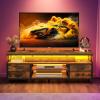 imageYITAHOME TV Stands for Living Room 70 inch TV Stand Entertainment Center with Storage ampamp Power Outlets LED TV Stand TV Console Cabinet Rustic BrownRustic Brown