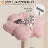 imageYITAHOME Tall Cat Tree Tower with Leaves for Indoor Cats 728in Cute Cat Climbing Tower with SelfGrooming Brush Cat Condo Top Perch Basktet Sisal Scratching Posts and Board Dangling BallFlower65in