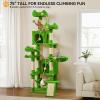 imageYITAHOME Tall Cat Tree for Indoor Cats 75 inch MultiLevel Cat Tower with Cat Condos Top Perches Sisal Ramp Scratching Posts Cozy Basket Hammocks Large Cat Pet Activity Structure Light GrayGreen
