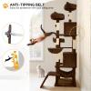 imageYITAHOME Tall Cat Tree for Indoor Cats 75 inch MultiLevel Cat Tower with Cat Condos Top Perches Sisal Ramp Scratching Posts Cozy Basket Hammocks Large Cat Pet Activity Structure Light GrayBrown