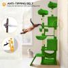 imageYITAHOME Tall Cat Tree for Indoor Cats 75 inch MultiLevel Cat Tower with Cat Condos Top Perches Sisal Ramp Scratching Posts Cozy Basket Hammocks Large Cat Pet Activity Structure Light GrayGreen
