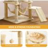 imageYITAHOME Tall Cat Tree for Indoor Cats 75 inch MultiLevel Cat Tower with Cat Condos Top Perches Sisal Ramp Scratching Posts Cozy Basket Hammocks Large Cat Pet Activity StructureBeigeBeige