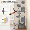 imageYITAHOME Tall Cat Tree for Indoor Cats 75 inch MultiLevel Cat Tower with Cat Condos Top Perches Sisal Ramp Scratching Posts Cozy Basket Hammocks Large Cat Pet Activity Structure Light GrayLight Grey