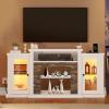 imageYITAHOME Television Stand for 65 Inch TV Farmhouse TV Stand Entertainment Center with Storage and Barn Door Media Console TV Cabinet for Living Room 59 Inches BarnwoodWhite