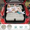 imageYITAHOME Truck Bed Air Mattress for 5558 ft FullSize Short Truck Beds Inflatable Car Mattress Bed with Pump Pillows Carry Bag ampamp Repair Kit for Outdoor Travel Camping BlackampampBrownGrey