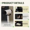 imageYITAHOME Vanity Desk with Mirror ampamp Power Outlet Makeup Table with 2 Drawers 5 Open Shelves ampamp Hair Dryer Storage Stool 3 Models LED Light Vanity Set for Bedroom WhiteBlack2