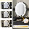 imageYITAHOME Vanity Desk with Mirror and Lights ampamp Hidden Jewelry Storage Shelves Makeup Vanity Table with Stool and Plug Outlet 3 Drawers and 6 Open Shelves Dressing Table for Bedroom White and GoldBlack