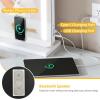 imageYITAHOME Vanity Mirror with Lights and Bluetooth Speaker ampamp Wireless Charger 28quotx22quot LED Makeup Mirror Lighted Makeup Mirror with Lights Touch Screen with Dimmable 16 Bulbs USB TypeC Charging PortWhiteround Corner  Bluetooth