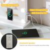 imageYITAHOME Vanity Mirror with Lights and Bluetooth Speaker ampamp Wireless Charger 28quotx22quot LED Makeup Mirror Lighted Makeup Mirror with Lights Touch Screen with Dimmable 16 Bulbs USB TypeC Charging PortWhite17 Led Bulbs  Bluetooth