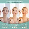 imageYITAHOME Vanity Mirror with Lights and Bluetooth Speaker ampamp Wireless Charger 28quotx22quot LED Makeup Mirror Lighted Makeup Mirror with Lights Touch Screen with Dimmable 16 Bulbs USB TypeC Charging PortWhitephone Rack