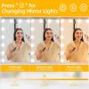 imageYITAHOME Vanity Mirror with Lights and Bluetooth Speaker ampamp Wireless Charger 28quotx22quot LED Makeup Mirror Lighted Makeup Mirror with Lights Touch Screen with Dimmable 16 Bulbs USB TypeC Charging PortWhite17 Led Bulbs  Bluetooth