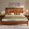 imageYITAHOME Wood Queen Size Bed Frame with Adjustable Headboard Farmhouse Bed Frame with Solid Wood Slats Support No Box Spring Needed 12 Strong Wood Slat Support Easy Assembly Rustic BrownRustic Brown