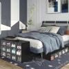 imageYITAHOME XL Stackable Storage Boxes 18 PCS Organizers and Drawers for Shoes  Black XLarge SizeFits All ShoesBlack