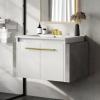 imageYITAHOME 20 Inch Floating Vanity Bathroom with Sink Combo Grey Wall Mounted Modern Vanity Bathroom Cabinet Vanity with SoftClosing Extra Large DoorWhite