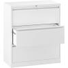 imageYITAHOME 3 Drawer Lateral File Cabinet with Lock Metal Stainless Steel Wide Lateral Filing Cabinet for LegalLetter A4 Size Office Organizer Storage Cabinet BlackWhite