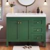 imageYITAHOME 42quot Bathroom Vanity with Sink Set Green