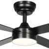 imageYITAHOME 48 Inch Black Ceiling Fan with Lights and Remote4 Blades App Control Modern Smart Ceiling Fan Compatible with Alexa for Indoor Reversible Quiet Motor Memory FunctionRemote Control
