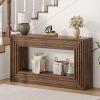 imageYITAHOME 61quot Farmhouse Entryway Table Console Table with Storage Entry Way Table for Living Room Bedroom Hallway or Home Office Walnut61