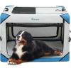 imageYITAHOME Collapsible Dog Crate 4Door Portable Travel Dog Crate 4Door Folding Soft Dog Kennel with Breathable Mesh Windows ampamp Soft MatIndoor ampamp Outdoor Use 36quot L x 25quot W x 25quot H Flat StyleFlatstyle
