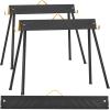 imageYITAHOME Saw Horses 2 Pack Folding Saw Horse 2x4 Brackets 6 Speed Adjustable Legs Metal Folding Sawhorse for Woodworking Carpenters Contractors2x4 SawhorsePortable