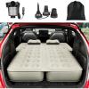 imageYITAHOME Truck Bed Air Mattress for 5558 ft FullSize Short Truck Beds Inflatable Car Mattress Bed with Pump Pillows Carry Bag ampamp Repair Kit for Outdoor Travel Camping BlackampampBrownGrey
