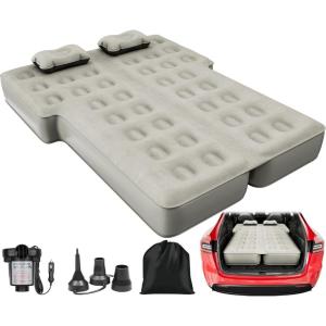 imageYITAHOME 10 SUV Air Mattress Inflatable Car Bed with Electric Pump ampamp Accessories for Camping Road Trips ampamp Travel Fits for 4Runner Jeep Wrangler ampamp Most SUVs Black ampamp BrownGrey