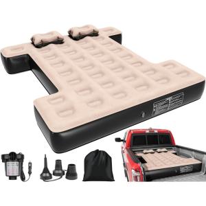 imageYITAHOME 10 SUV Air Mattress Inflatable Car Bed with Electric Pump ampamp Accessories for Camping Road Trips ampamp Travel Fits for 4Runner Jeep Wrangler ampamp Most SUVs Black ampamp BrownBlack  Brown