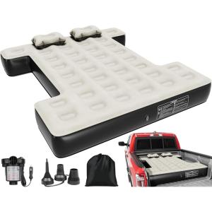 imageYITAHOME 10 SUV Air Mattress Inflatable Car Bed with Electric Pump ampamp Accessories for Camping Road Trips ampamp Travel Fits for 4Runner Jeep Wrangler ampamp Most SUVs Black ampamp BrownBlack  Gray