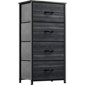 imageYITAHOME Dresser with 7 Drawers  Fabric Storage Tower Organizer Unit for Living Room Hallway  Sturdy Steel Frame Wooden Top ampamp Easy Pull Fabric BinsCharcoal Print